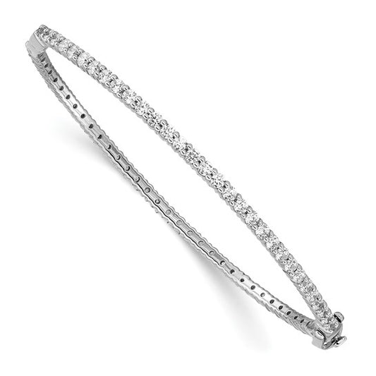 Diamonds All Around Eternity 2.5ct Diamond Bangle Bracelet